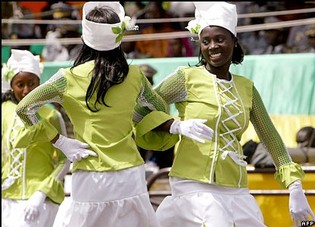 Les majorettes en pleine prestation l'année dernière Les majorettes en pleine prestation l'année dernière