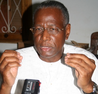 Le secrétaire général de la LD, Abdoulaye Bathily Le secrétaire général de la LD, Abdoulaye Bathily