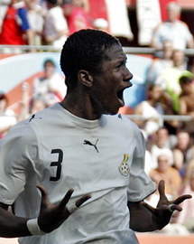 Foot-CM: Gyan assume son échec Foot-CM: Gyan assume son échec