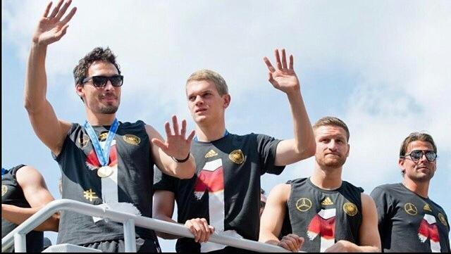 Images L'Allemagne accueille ses champions du monde