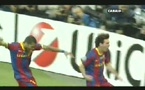 Vidéo Messi fête son but, le 2e de la partie pour le Barça
