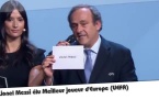 Lionel Messi élu meilleur joueur d'Europe "UEFA"