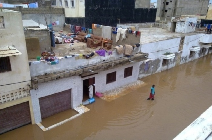 Pluies d’hier : Plusieurs quartiers de Dakar inondés