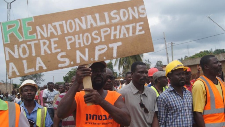 Togo: les employés dans les mines de phosphate sont en colère