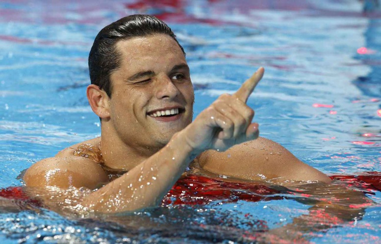 Florent Manaudou délaisse les bassins et s'essaie au handball Florent Manaudou délaisse les bassins et s'essaie au handball