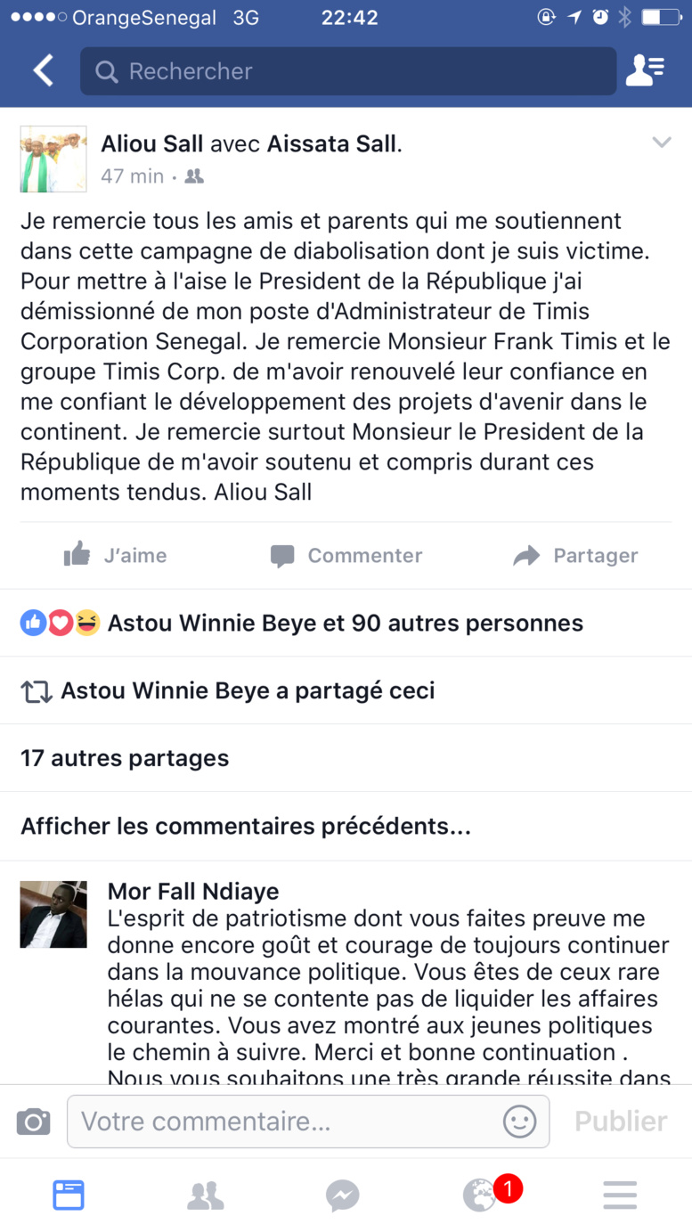 Face à la pression, Aliou Sall lâche Petro Tim Sénégal pour Timis Corp Afrique Face à la pression, Aliou Sall lâche Petro Tim Sénégal pour Timis Corp Afrique