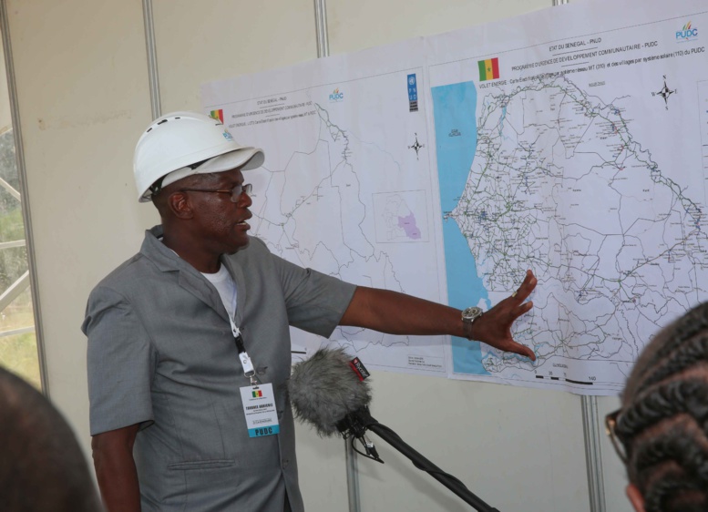 Inauguration du Forage multi-villages de sarré Bamol - Lancement officiel des travaux d'électrification rurale Dialacor - Visite piste Koungheul Maka Gouye (réalisation PUDC)