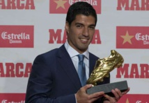 Barça, Suarez reçoit le Soulier d'Or et estime être dans "la meilleure équipe du monde"