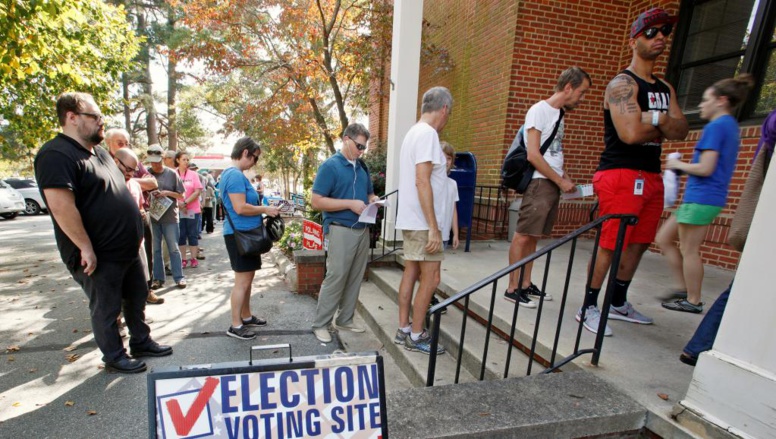 Etats-Unis: en Caroline du Nord, le vote pour la présidentielle a déjà commencé Etats-Unis: en Caroline du Nord, le vote pour la présidentielle a déjà commencé