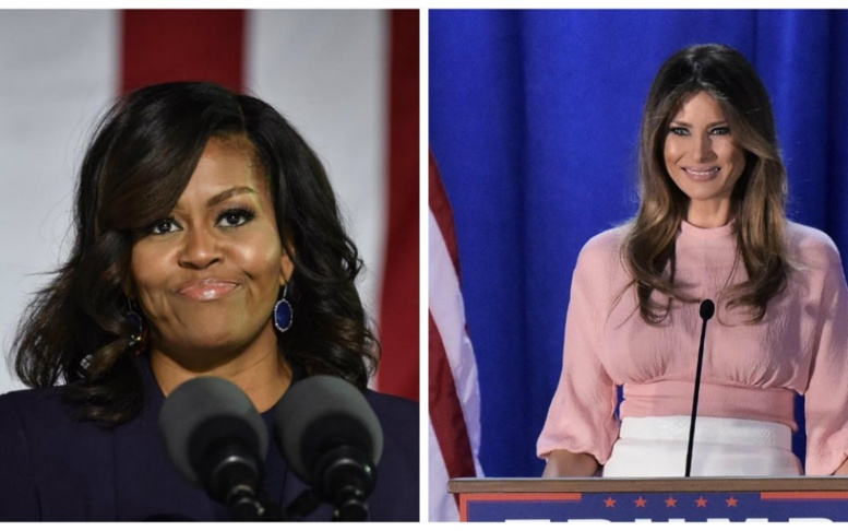 Melania Trump et Michelle Obama: rencontre du troisième type à la Maison Blanche Melania Trump et Michelle Obama: rencontre du troisième type à la Maison Blanche