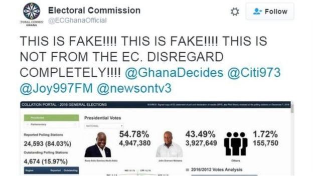 Ghana: cyberattaque contre la commission électorale