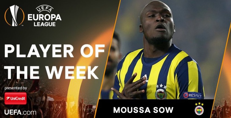 Europa League : Moussa Sow est élu joueur de la 6e journée