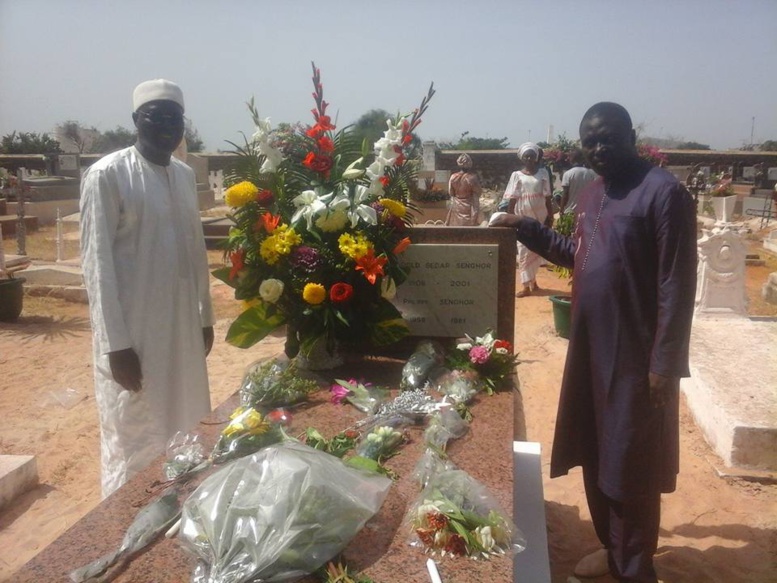 Anniversaire décès: Khalifa Sall et Bamba Fall se recueillent sur la tombe de Senghor