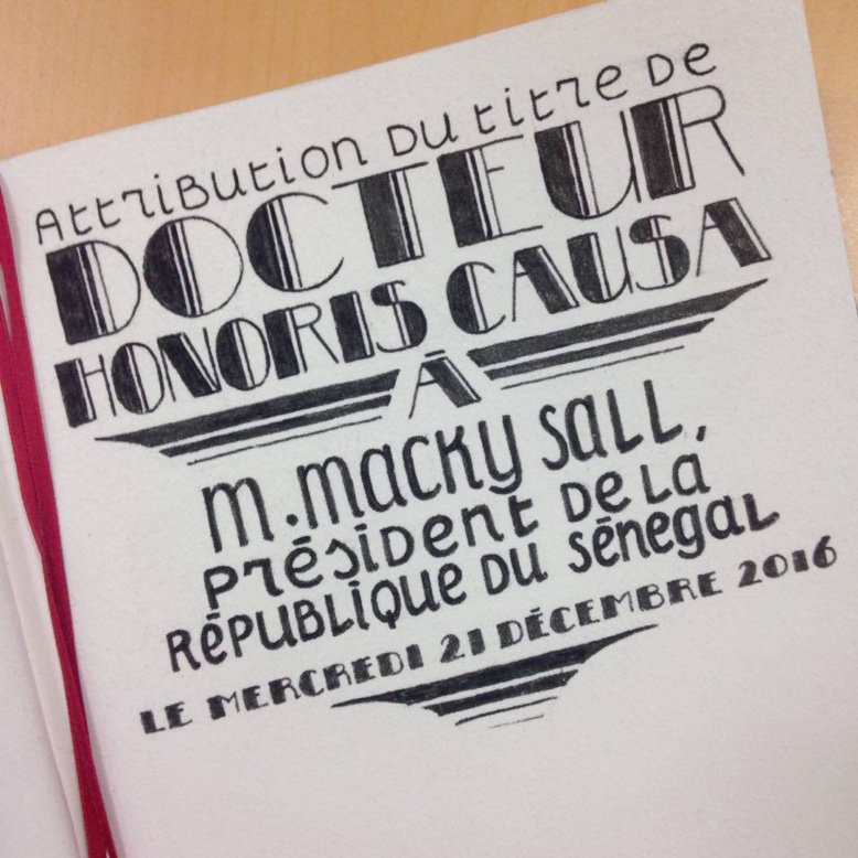 Visite en France: Macky Sall reçoit le titre Honoris Causa Visite en France: Macky Sall reçoit le titre Honoris Causa