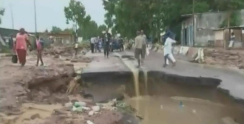 Brazzaville sous les eaux, des dégâts matériels considérables