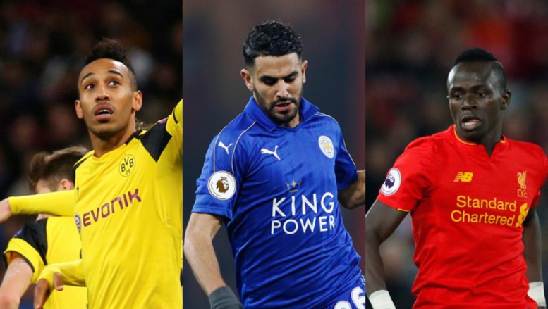​Aubameyang, Mahrez ou Mané: qui sera Joueur africain de l’année 2016?