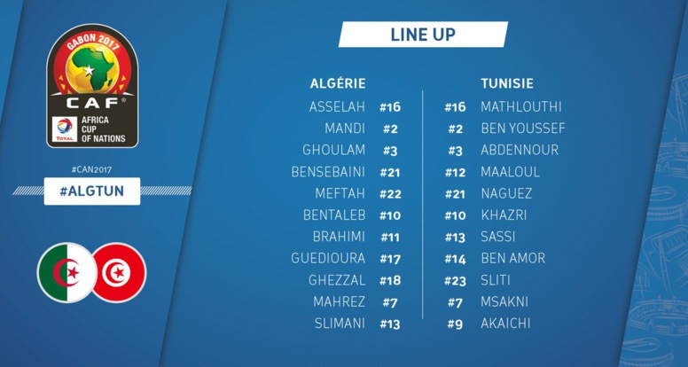 CAN 2017 - Poule B DIRECT Algérie / Tunisie: le duel maghrébin - A qui la victoire ?