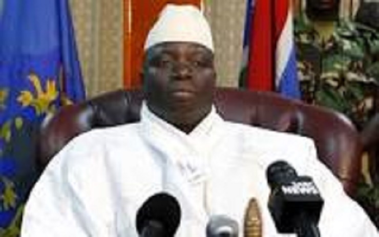 Urgent Yaya Jammeh en train d'enregistrer son discours d'adieu au peuple gambien