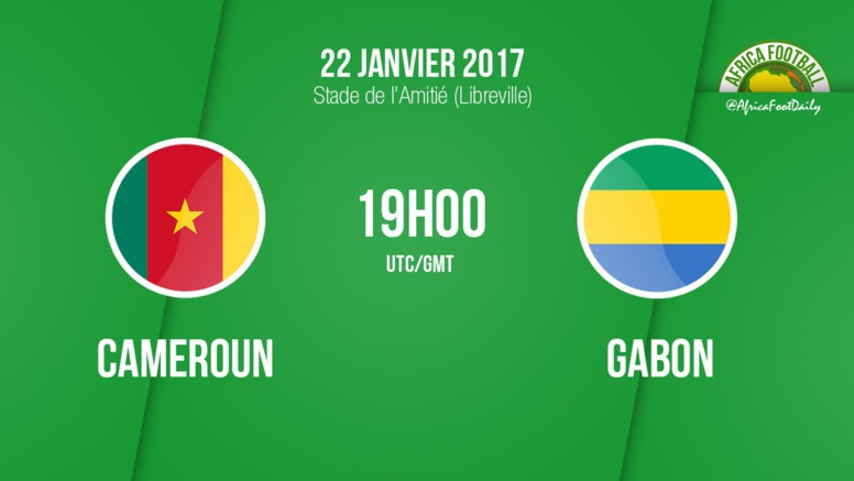 CAN2017/ DIRECT SUIVREZ : Le choc du jour Cameroun Gabon, pays d’accueil à 19h et Burkina Faso contre Guinée Bissau