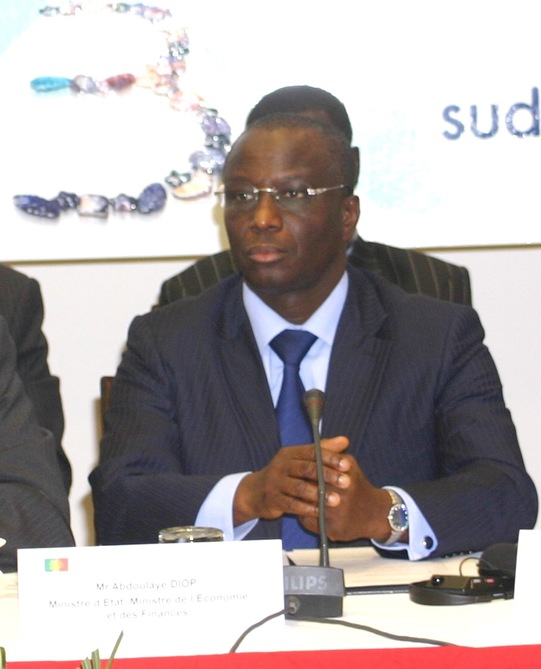 Abdoulaye diop  , Ministre de l'Économie et des finances ( Sénégal ) © Photo : pressafrik.com