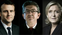 Le Pen, Mélenchon et Macron donnent le top départ de la présidentielle à Lyon Le Pen, Mélenchon et Macron donnent le top départ de la présidentielle à Lyon
