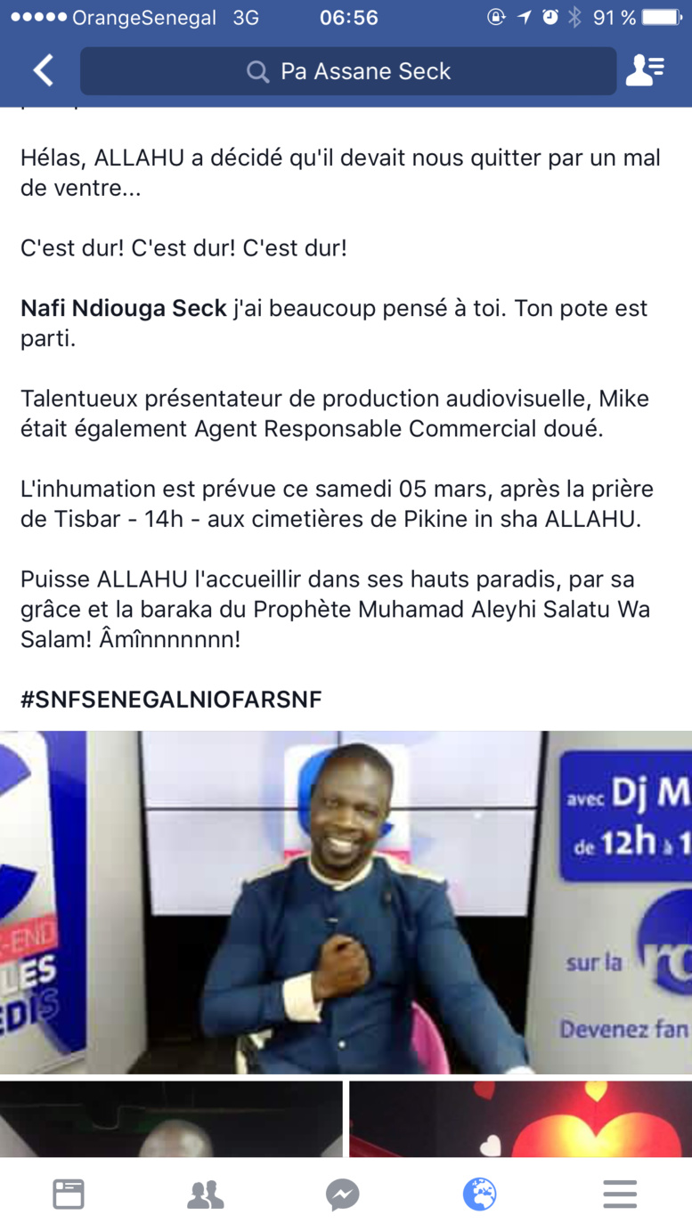 Décès de Dj Mike : Le groupe Excaf et les animateurs perdent une valeur sûre