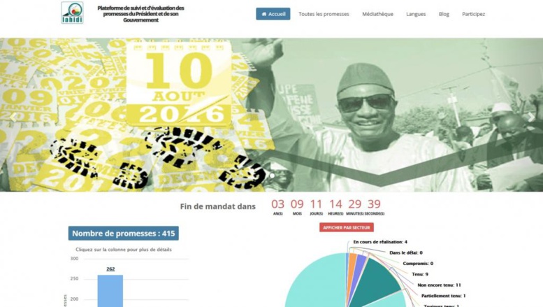 Guinée: un site pour suivre en ligne l’avancée des promesses présidentielles