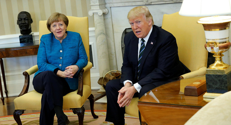 Trump refuse sa main à Merkel: imbroglio ou fin de non-recevoir?