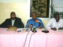Le leader de la LD/MPT, Abdoulaye Bathily et le chargé des élections, Ousmane Badiane