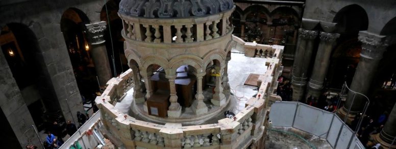 La restauration du tombeau du Christ à Jérusalem est désormais terminée La restauration du tombeau du Christ à Jérusalem est désormais terminée