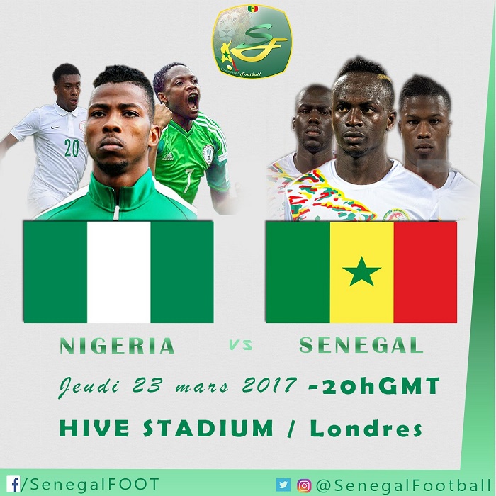Match amical Nigéria 1 - 1 Sénégal: "Lions" et "Aigles" se neutralisent 