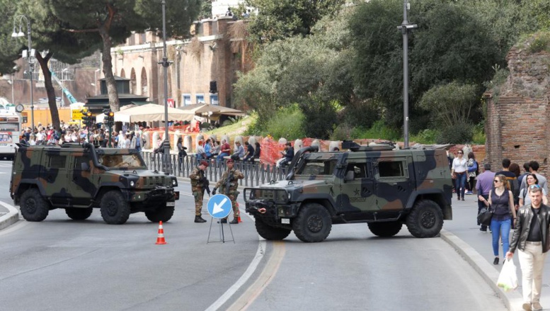 60 ans du Traité de Rome: l'UE fête l'anniversaire sous haute sécurité 60 ans du Traité de Rome: l'UE fête l'anniversaire sous haute sécurité