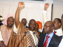 Les responsables de l'APR avec leur leader, Macky Sall