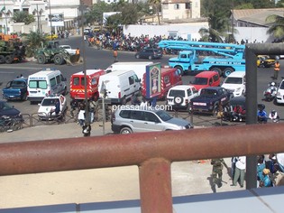 Sénégal-incendie-effondrement: de gros moyens pour sauver des vies