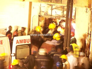 (SON) Sénégal-incendie-effondrement (officiel): trois morts tous des sapeurs