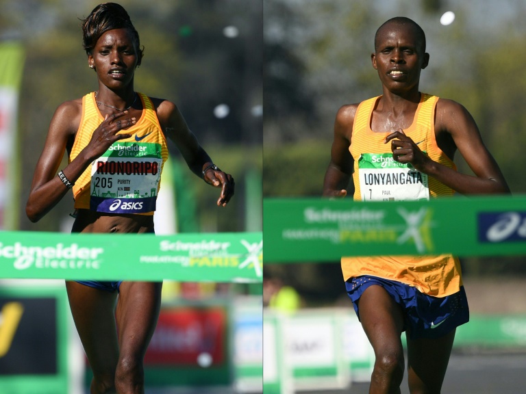 Marathon de Paris : Lonyangata-Rionoripo, la victoire kényane en couple