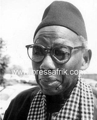 L'ancien président du conseil de gouvernement du Sénégal, Mamadou Dia