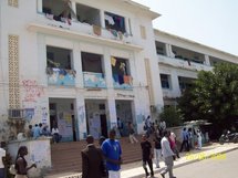 Le campus de l'UCAD de Dakar qui est très petit pour les milliers d'étudiants