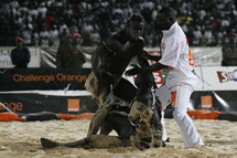 Sénégal-lutte: Eumeu Sène brise l'élan du “Lion de Guédiawaye“