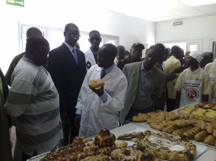 Inauguration du centre de formation en boulangerie des GMD