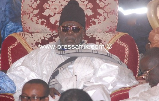 Le khalife général des Mourides, El Hadji Mouhamadou Lamine Bara Mbacké (ph. Ht)