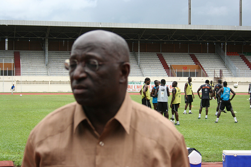 Jacques Anouma Président du Cochan, qui est aussi Président de la FIF et membre du Comité Exécutif de la FIFA (Photo: Walfadjri)
