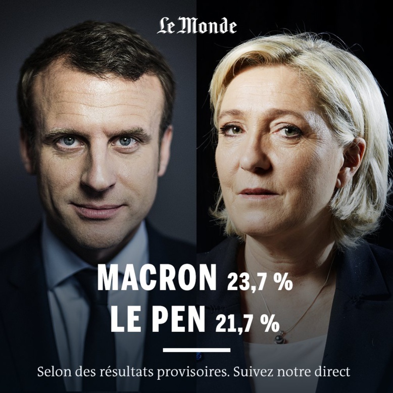 Après le premier tour, Macron peaufine sa stratégie, Le Pen part à l’assaut Après le premier tour, Macron peaufine sa stratégie, Le Pen part à l’assaut