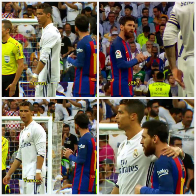 Les mots de Lionel Messi et Cristiano Ronaldo lors du Clasico Les mots de Lionel Messi et Cristiano Ronaldo lors du Clasico