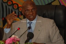 Le chef de l'Etat sénégalais Me Abdoulaye Wade