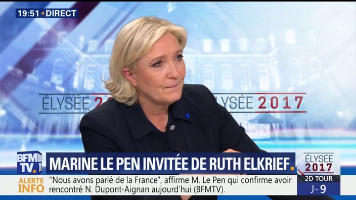 "Avec ce que gagne" Zidane, "je comprends qu'il vote Macron", Marine Le Pen