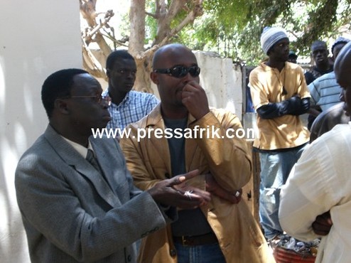 Photos - Sénégal - élections : Barthelemy Diaz en compagnie de ses gorilles 