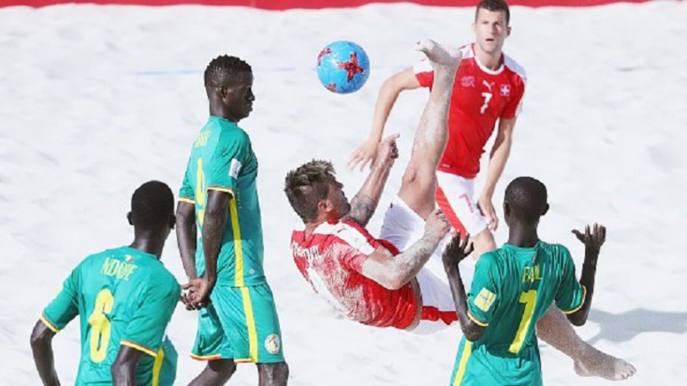 Beach soccer – 3ème journée Poule A: Les «Lions» s’inclinent face à la Suisse Beach soccer – 3ème journée Poule A: Les «Lions» s’inclinent face à la Suisse