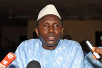 L'ancien Premier ministre guinéen Ahmed Tidiane Souaré le 25 décembre 2008.(Photo : AFP).