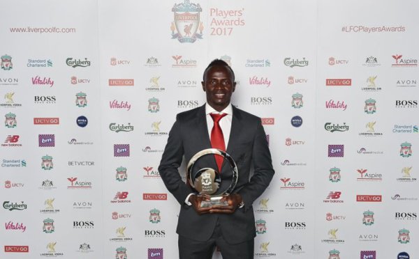 Sadio Mané désigné joueur de la saison par Liverpool